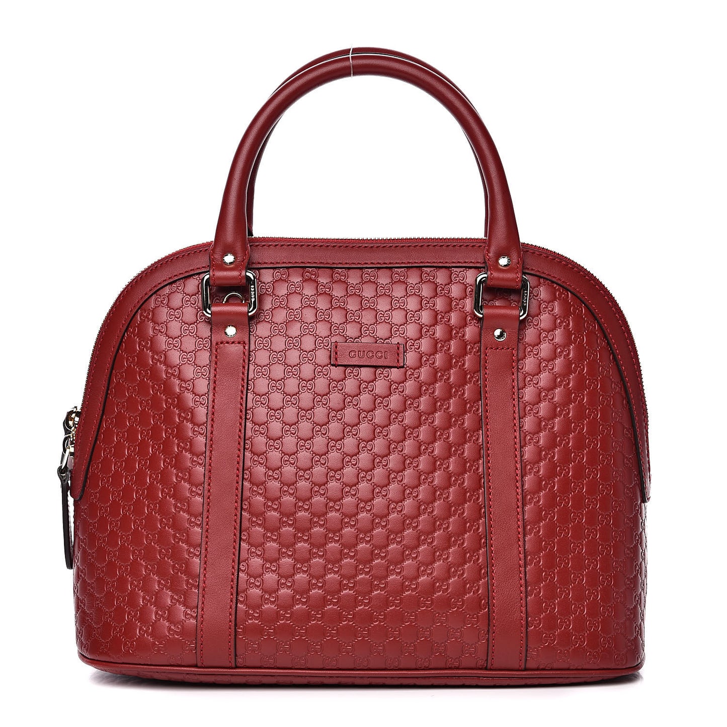 Microguccissima Medium Dome Bag Red