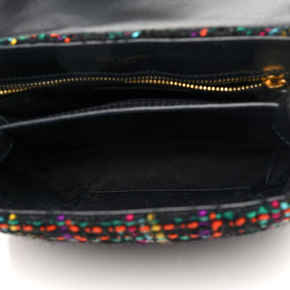 Saint Laurent Tweed Toy Loulou Shoulder Bag Black 5 of 9
