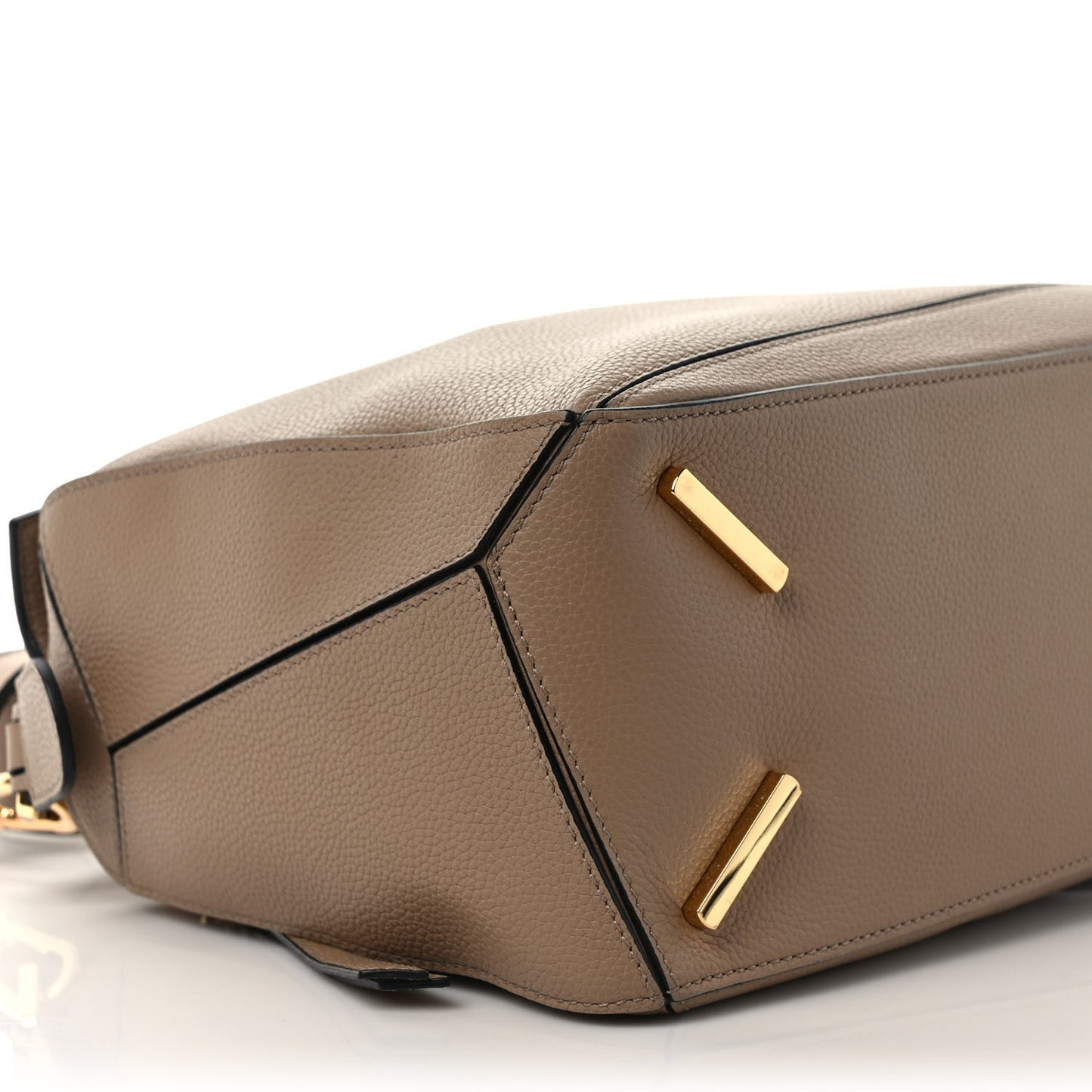 Calfskin Medium Puzzle Bag Sand