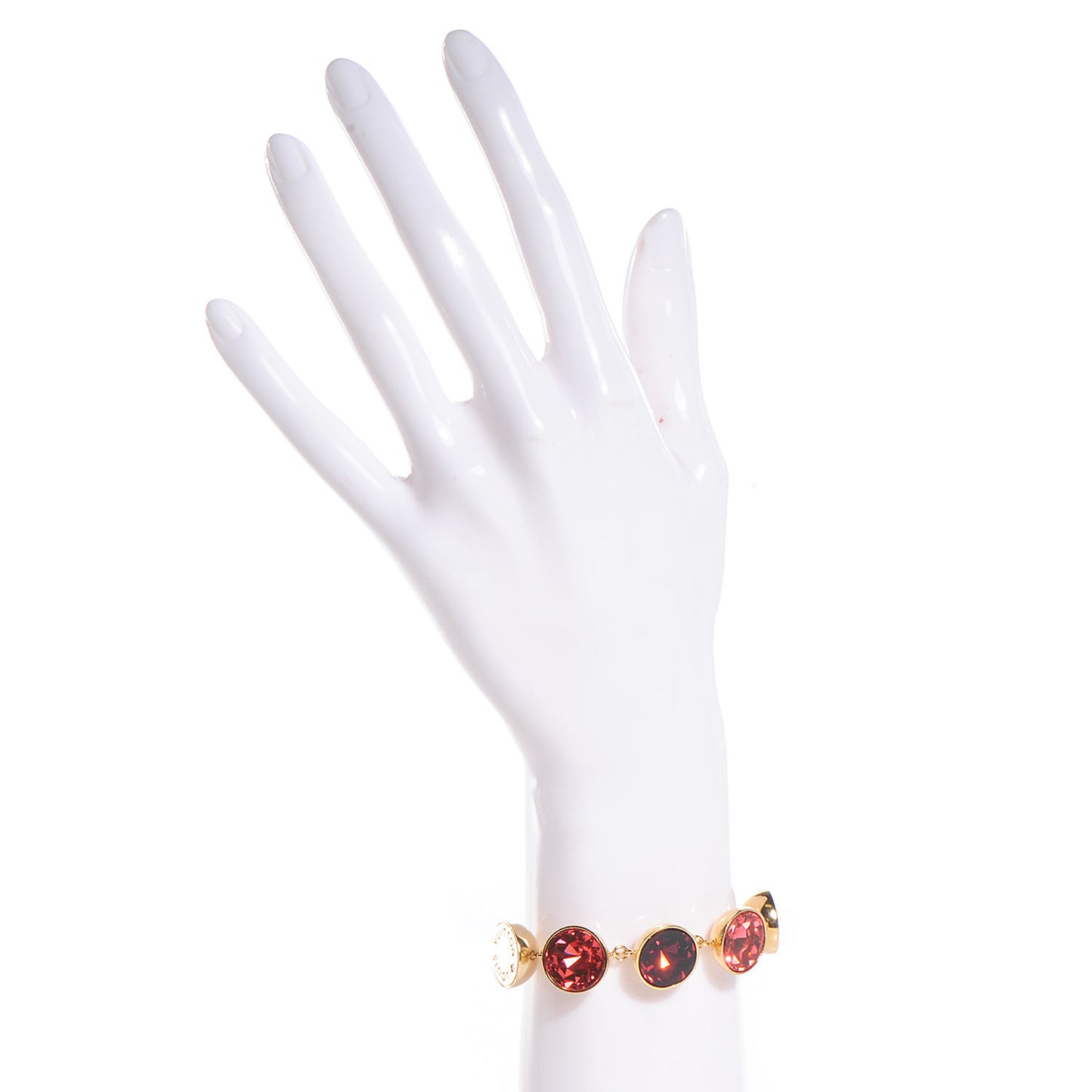 Crystal Over the Rainbow Bracelet Peach