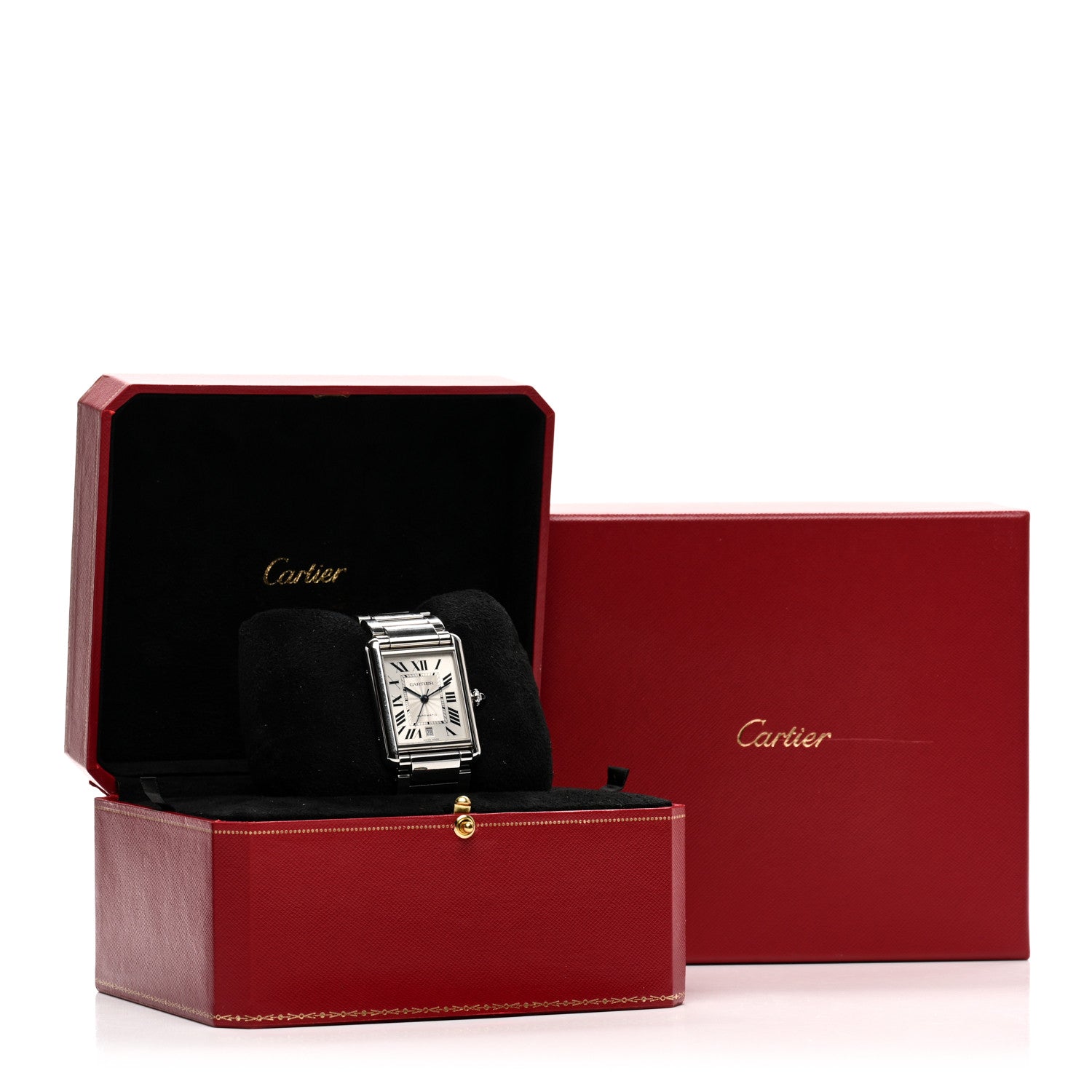Cartier Stainless Steel 31mm Tank Solo Automatic Watch 5 of 5