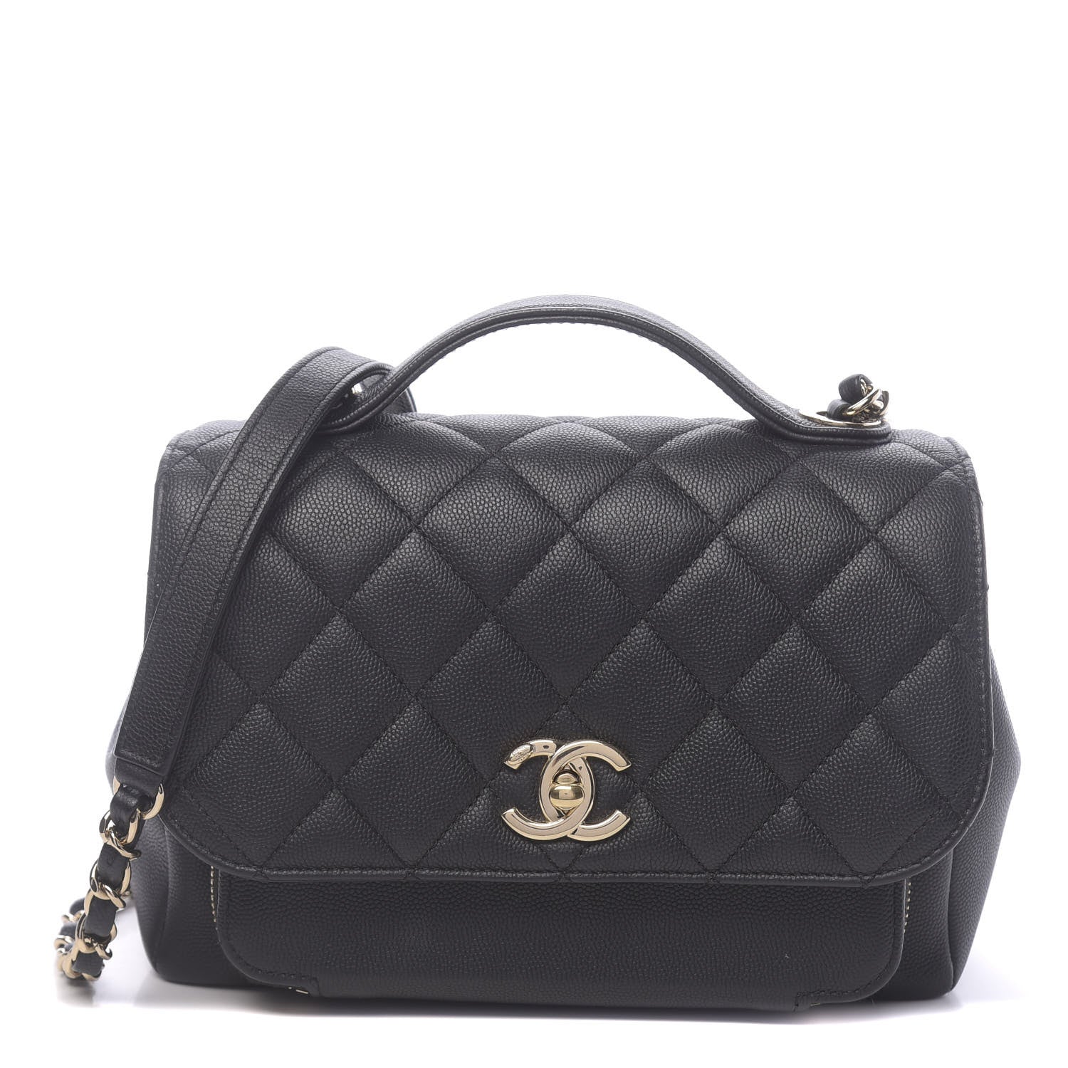 Chanel Caviar Quilted Medium Business Affinity Flap Black 1 of 12