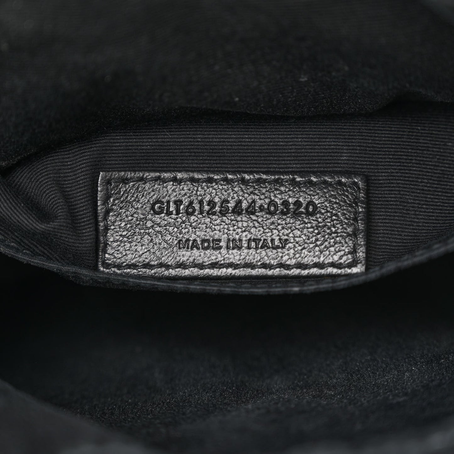 Calfskin Matelasse Monogram Monochrome Lou Camera Bag Black
