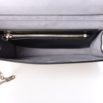 Valentino Garavani Metallic Nappa Small VCase Bag Platinum 7 of 10