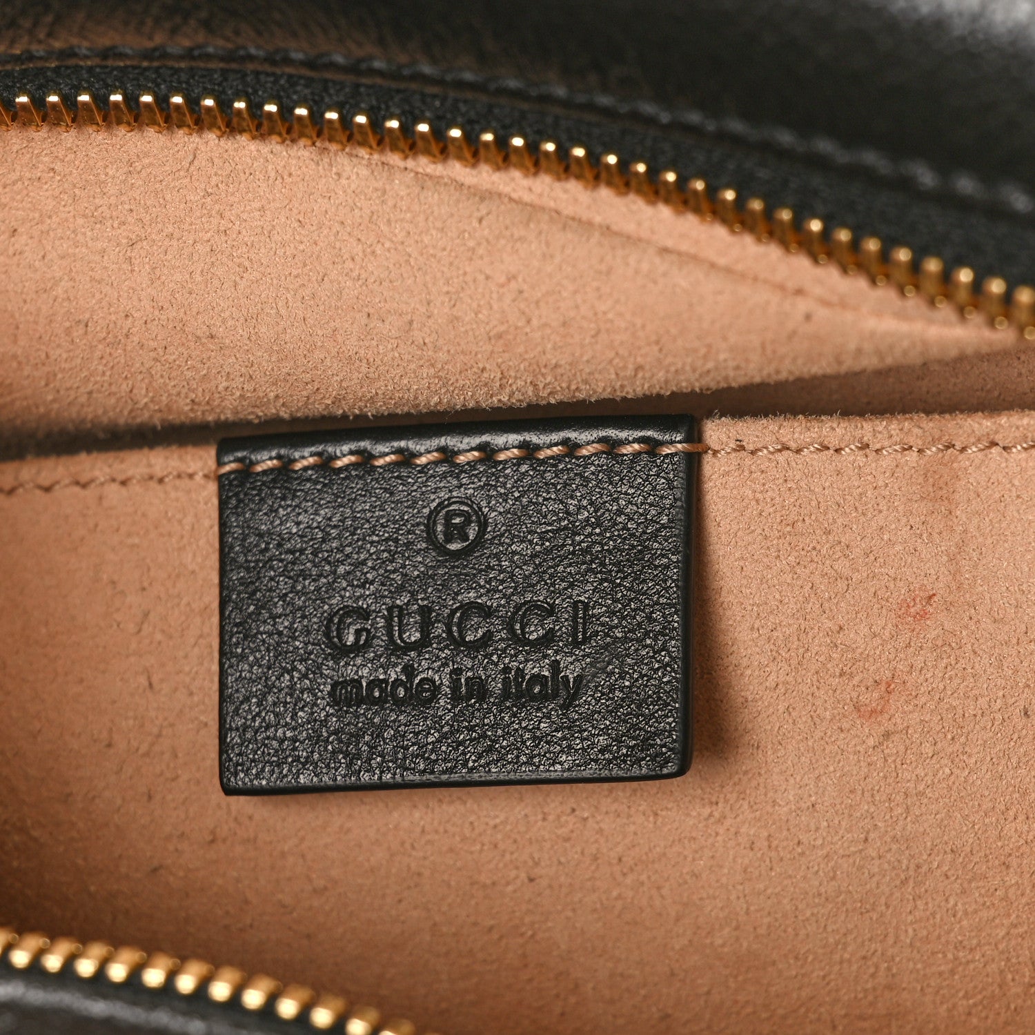 Gucci Monogram Matelasse Diagonal Small GG Marmont Chain Shoulder Bag Beige Black 6 of 11