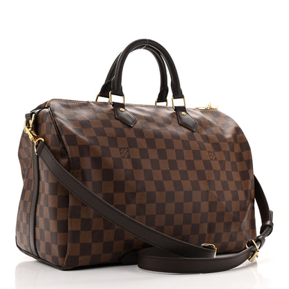 Louis Vuitton Damier Ebene Speedy Bandouliere 35 3 of 13