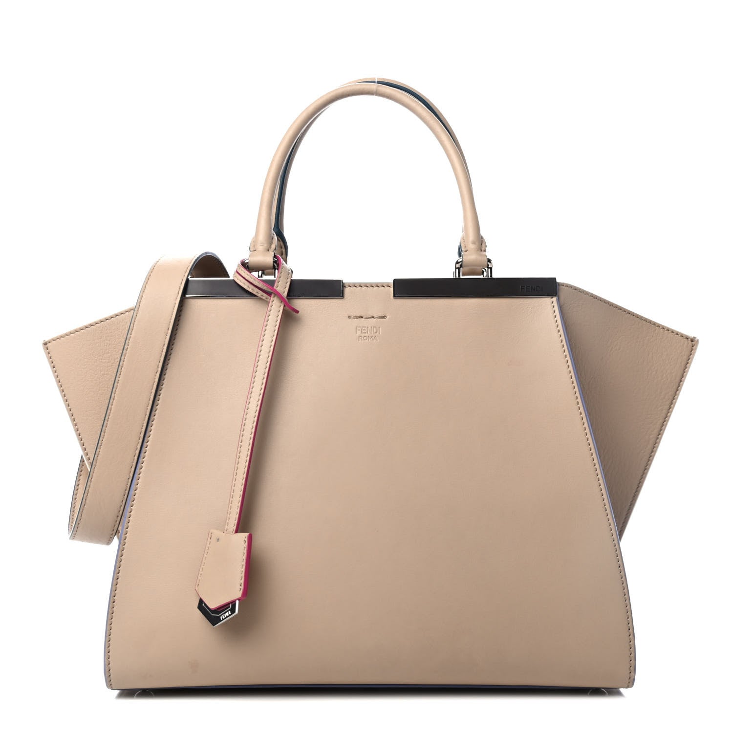 Fendi Vitello Dolce Petite 3Jours Tote Amido 1 of 5