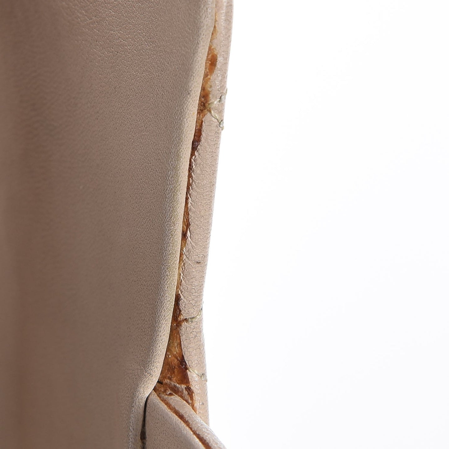 Lambskin Quilted Mini Rectangular Flap Beige