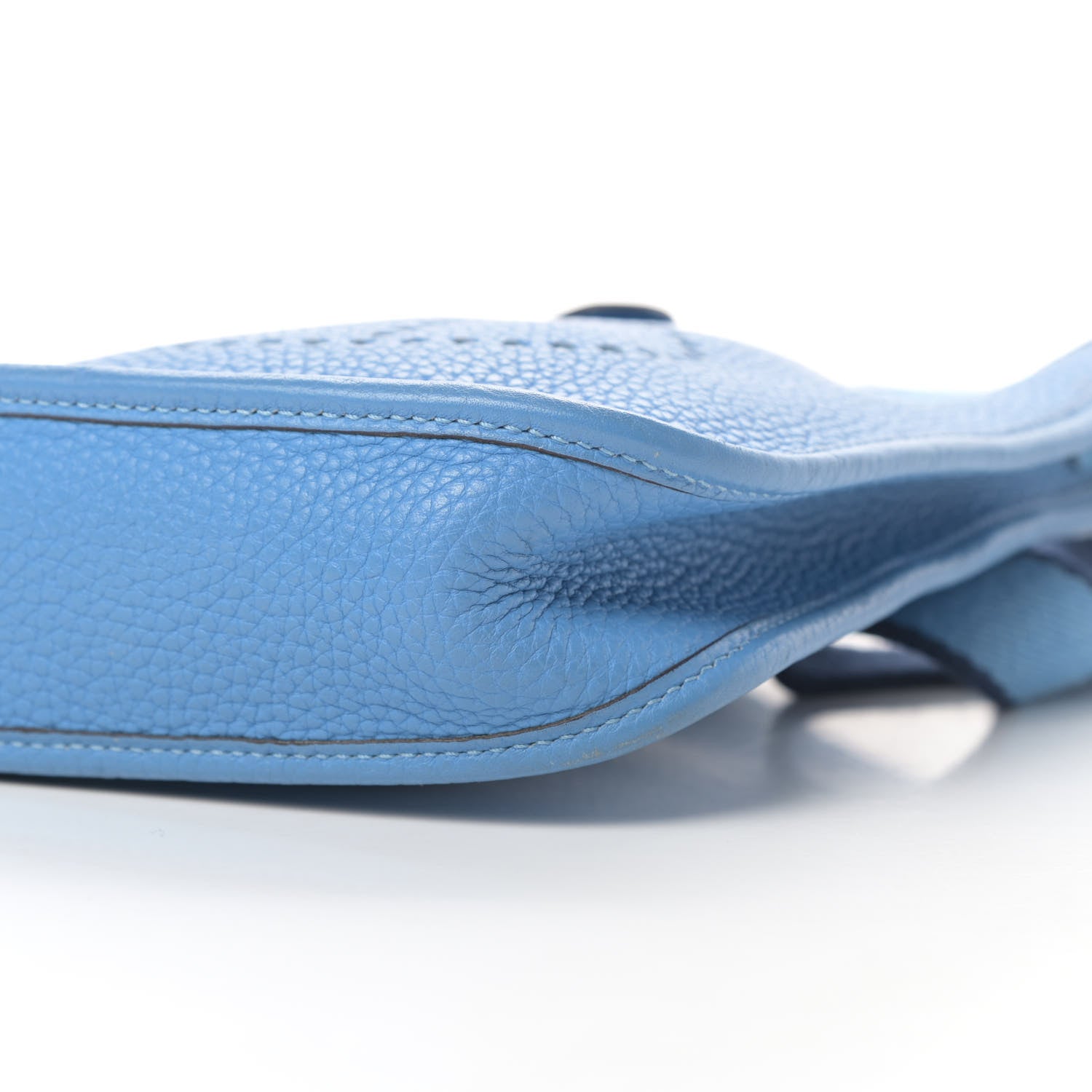 Hermes Taurillon Clemence Amazone Evelyne TPM Bleu Paradis Bleu Saphir 10 of 11