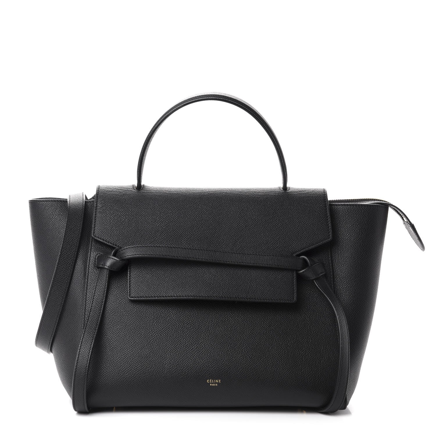 Celine Grained Calfskin Mini Belt Bag Black 1 of 10