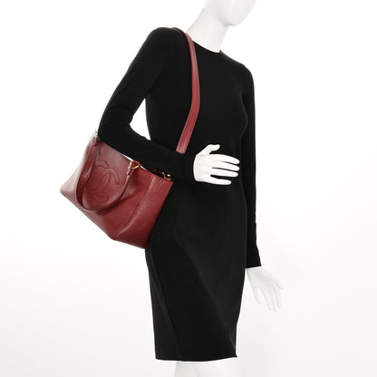 Chanel Caviar Timeless CC Shoulder Bag Red 2 of 10