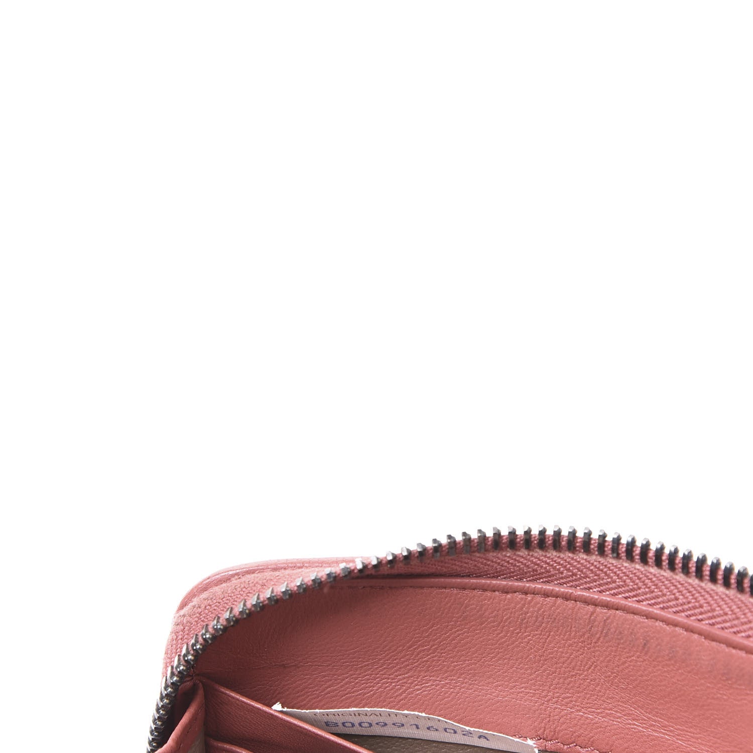 Bottega Veneta Nappa Intrecciato Zip Around Wallet Pink 6 of 10