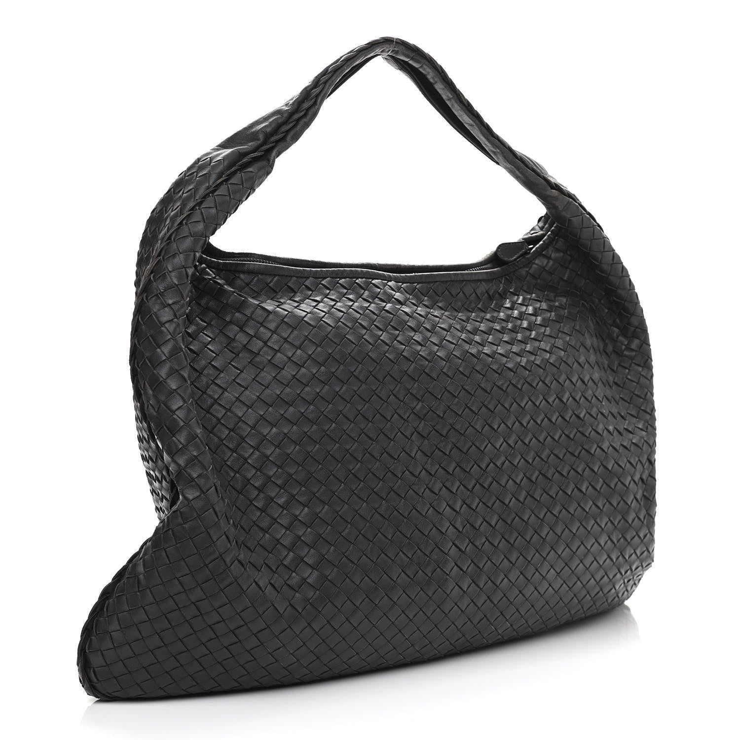 Bottega Veneta Nappa Intrecciato Large Veneta Hobo Black 3 of 13