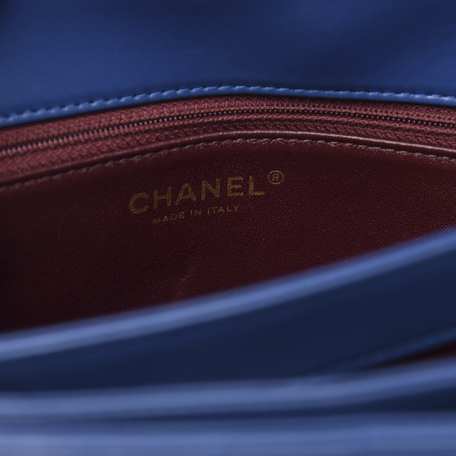 Chanel Lambskin Quilted Medium Trendy CC Flap Dual Handle Bag Blue 7 of 15