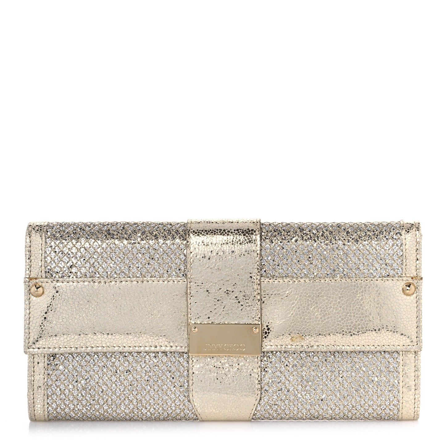Glitter Fabric Reese Clutch Wallet Metallic