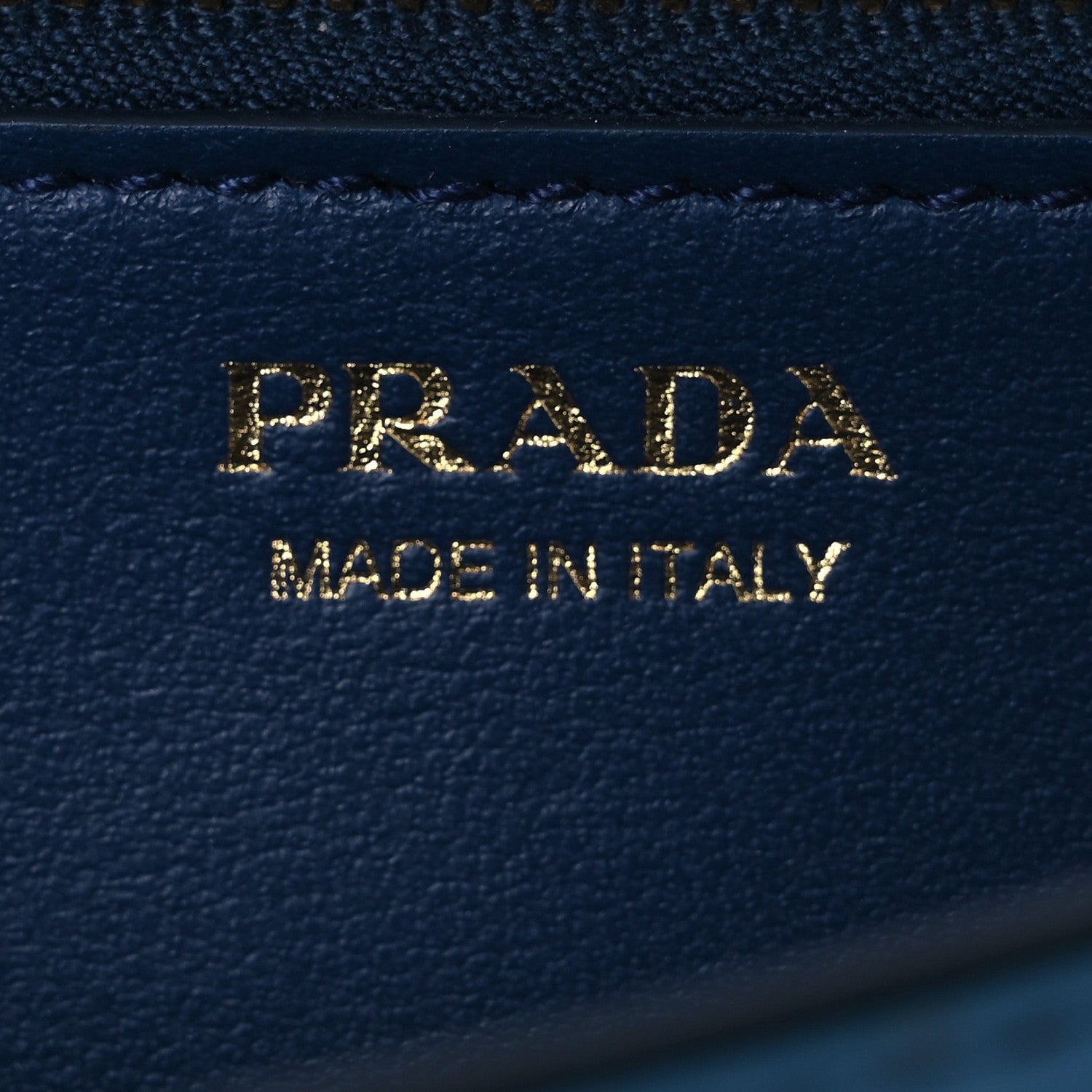 Prada Vitello Move Bi-Color Metal Continental Flap Travel Wallet Bluette Mare 7 of 9