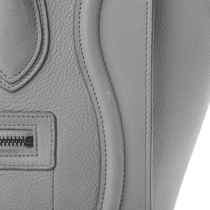 Celine Baby Drummed Calfskin Micro Luggage Sky 12 of 14