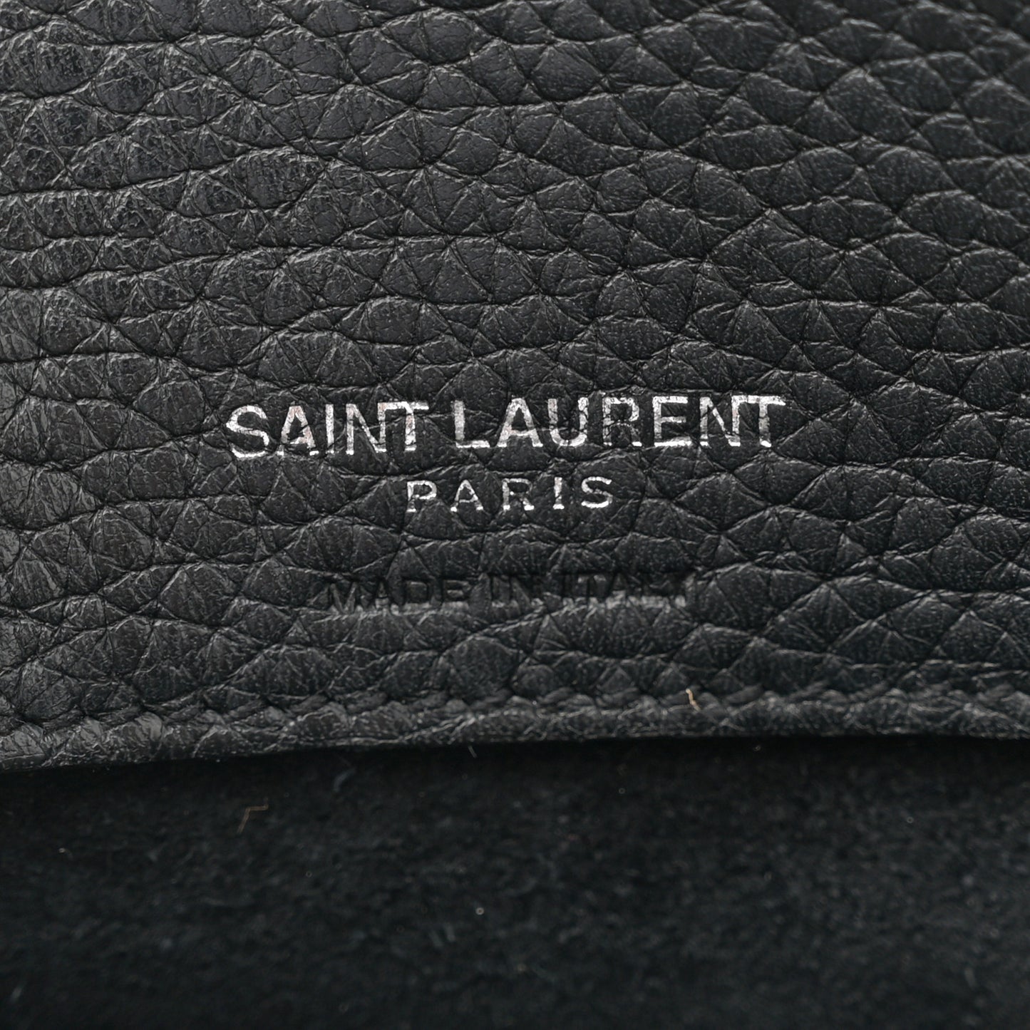 Grained Calfskin Baby Sac De Jour Souple Black