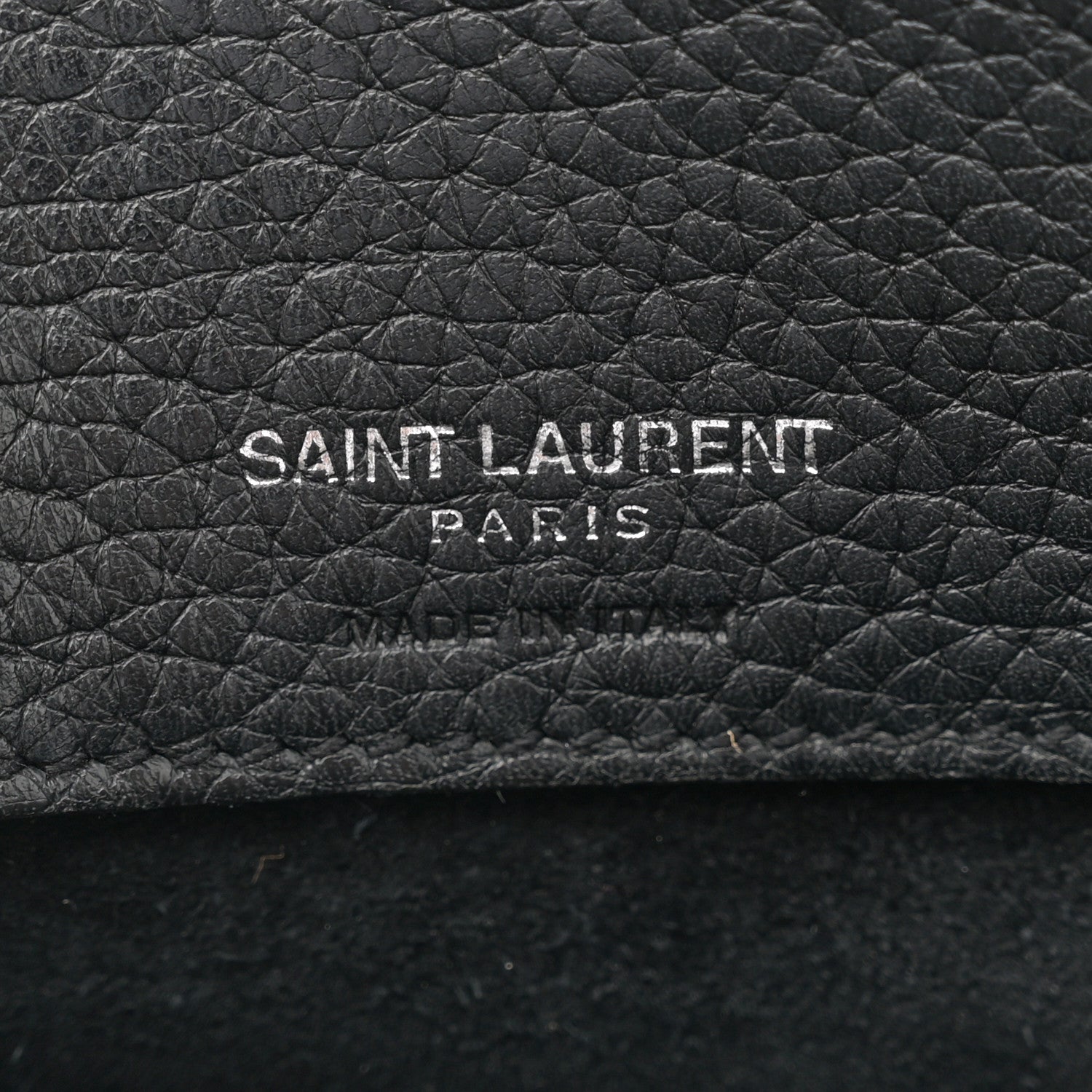 Saint Laurent Grained Calfskin Baby Sac De Jour Souple Black 6 of 16