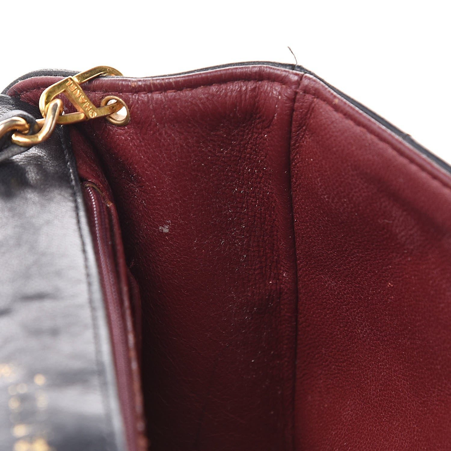 Chanel Lambskin Quilted Small Single Flap Black 18 of 21