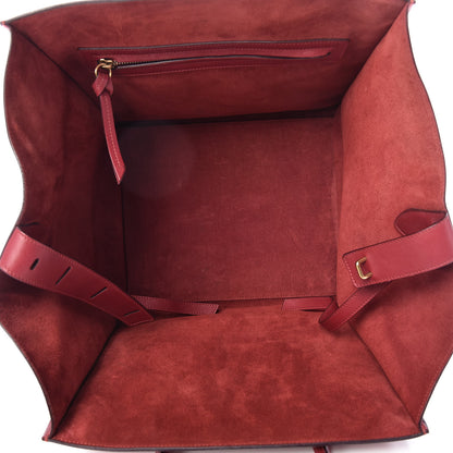 Celine Supple Calfskin Medium Phantom Luggage Red 5 of 21