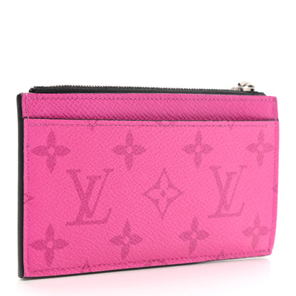 Louis Vuitton Taigarama Coin Card Holder Fuchsia 3 of 8