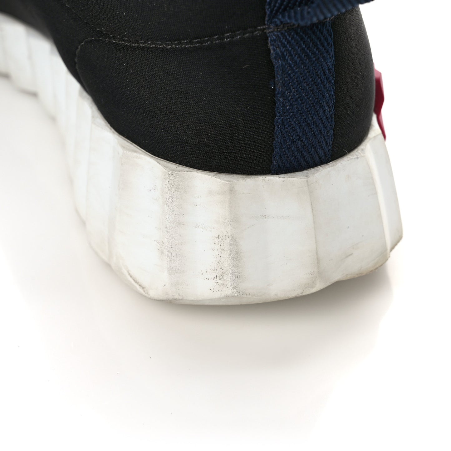 Technical Canvas Suede Goatskin Womens Bouncing Sneakers 36 Black Gris Osmium