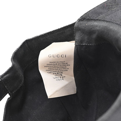 Gucci Monogram Web Baseball Hat L Black 9 of 10