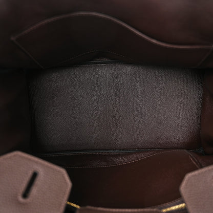Hermes Togo Birkin 30 Chocolate 5 of 10