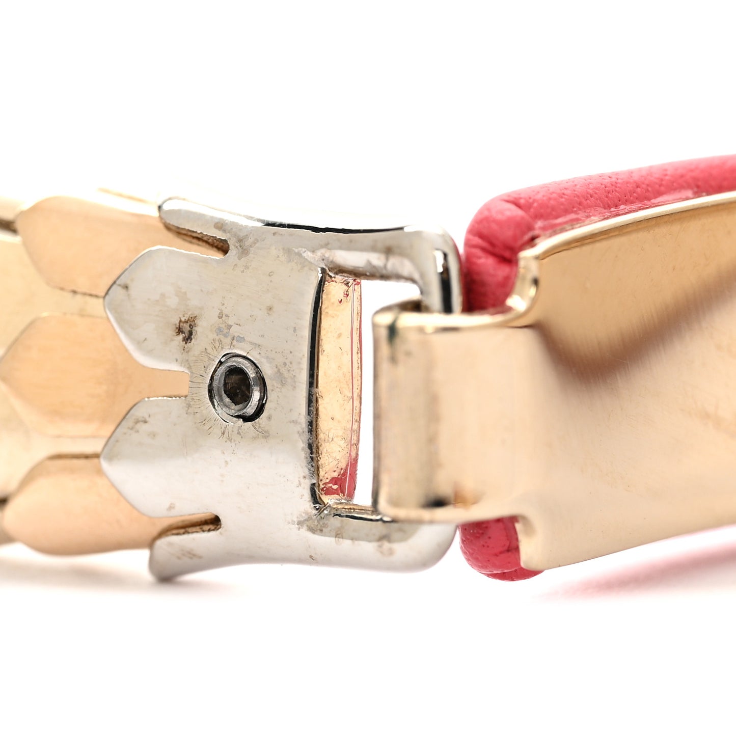 Calfskin Serpenti Bracelet Pink