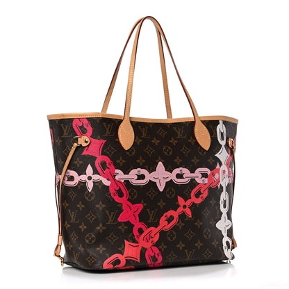 Louis Vuitton Monogram Bay Neverfull MM Rose Ballerine Poppy 4 of 13