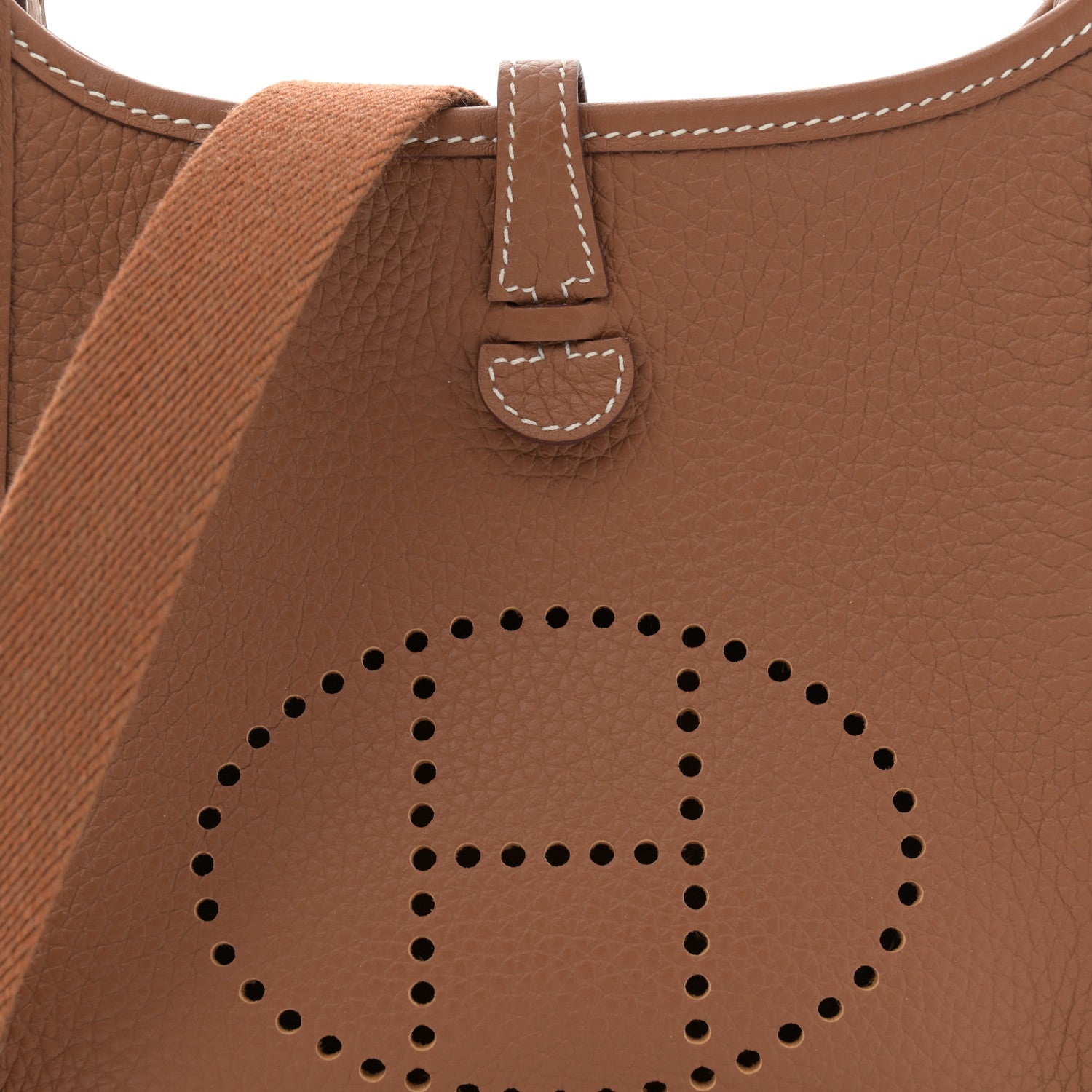 Hermes Taurillon Clemence Evelyne TPM Gold 8 of 11