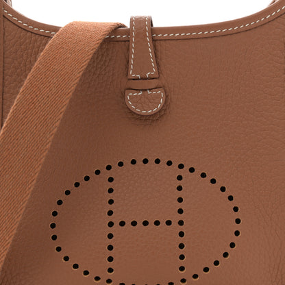 Hermes Taurillon Clemence Evelyne TPM Gold 8 of 11