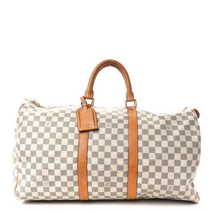 Louis Vuitton Damier Azur Keepall 50 1 of 15