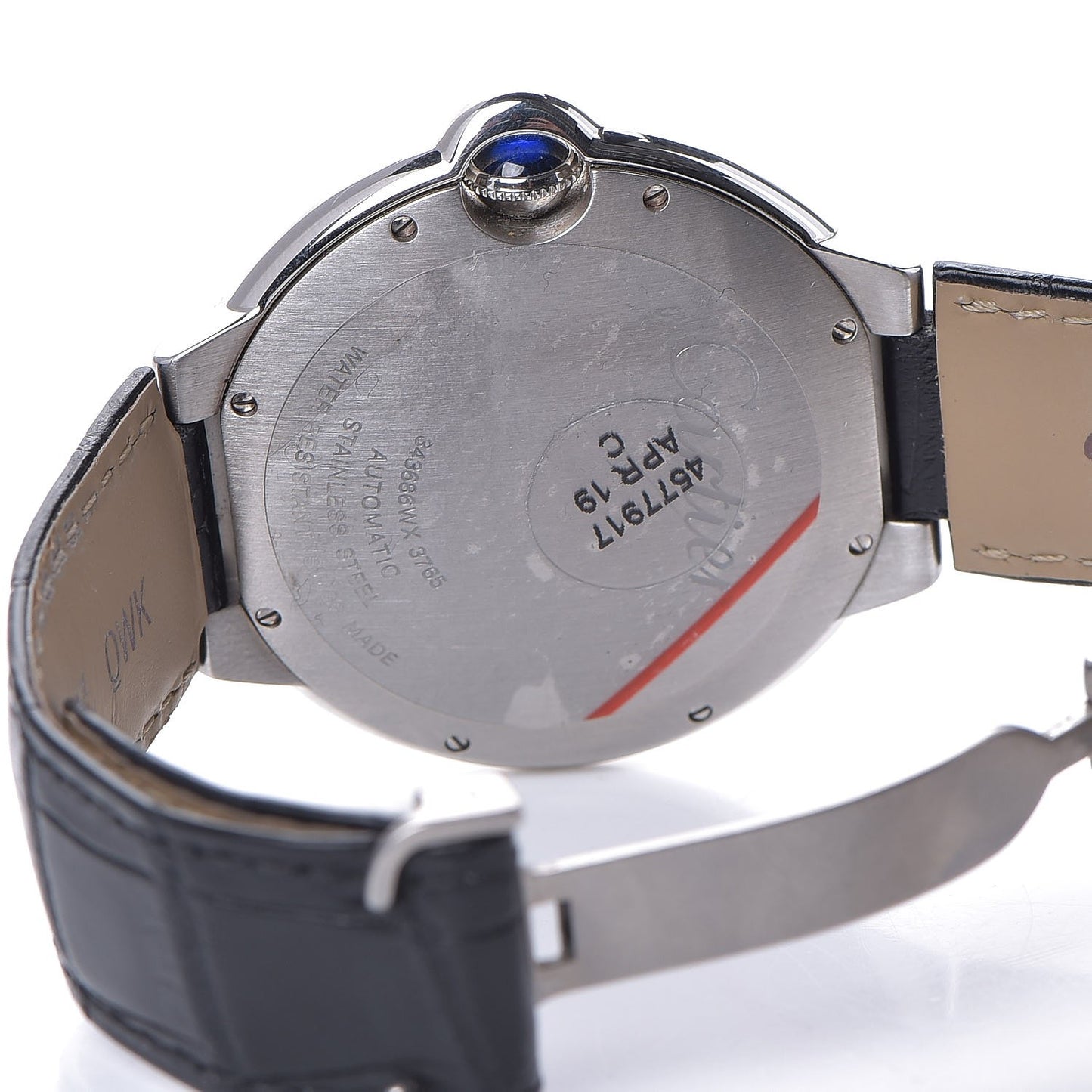 Stainless Steel Alligator 42mm Ballon Bleu De Cartier Automatic Watch