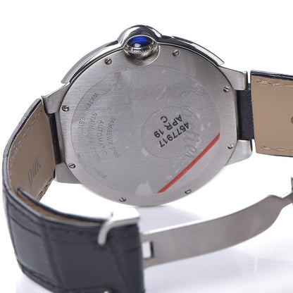 Cartier Stainless Steel Alligator 42mm Ballon Bleu De Cartier Automatic Watch 5 of 9