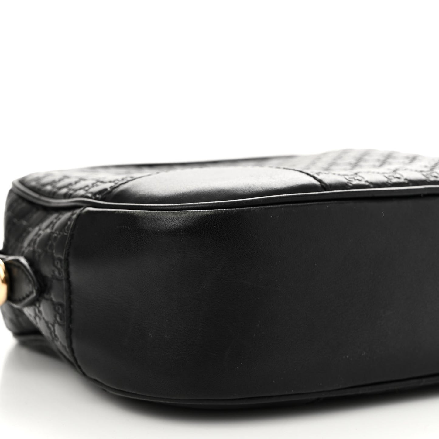 Microguccissima Mini Bree Messenger Bag Black