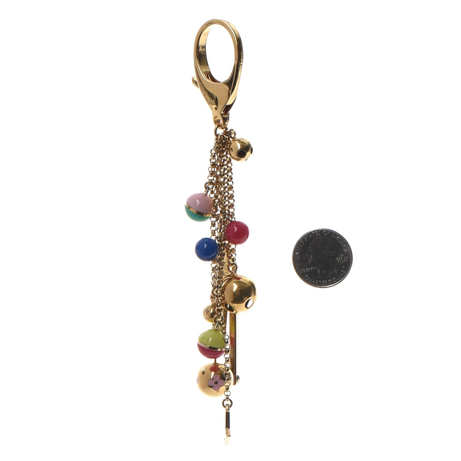 Louis Vuitton Grelots Bag Charm Key Ring 2 of 5