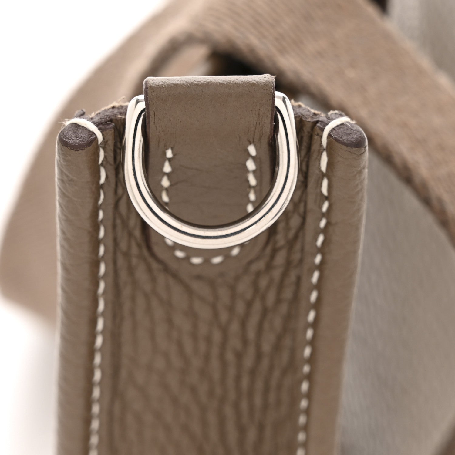 Hermes Taurillon Clemence Evelyne TPM Etoupe 11 of 11