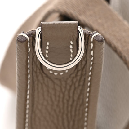 Hermes Taurillon Clemence Evelyne TPM Etoupe 11 of 11