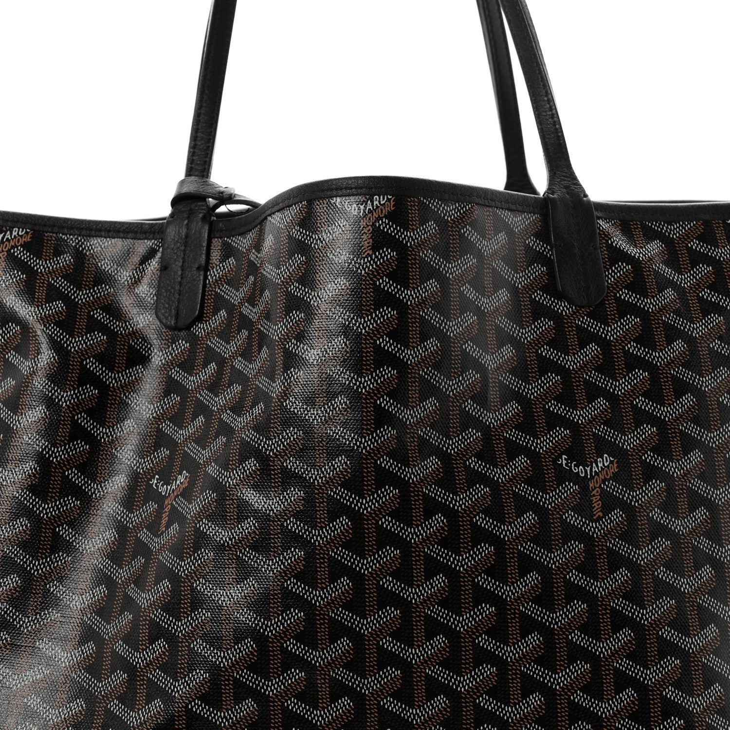 Goyard Goyardine Reversible Anjou GM Black 4 of 16