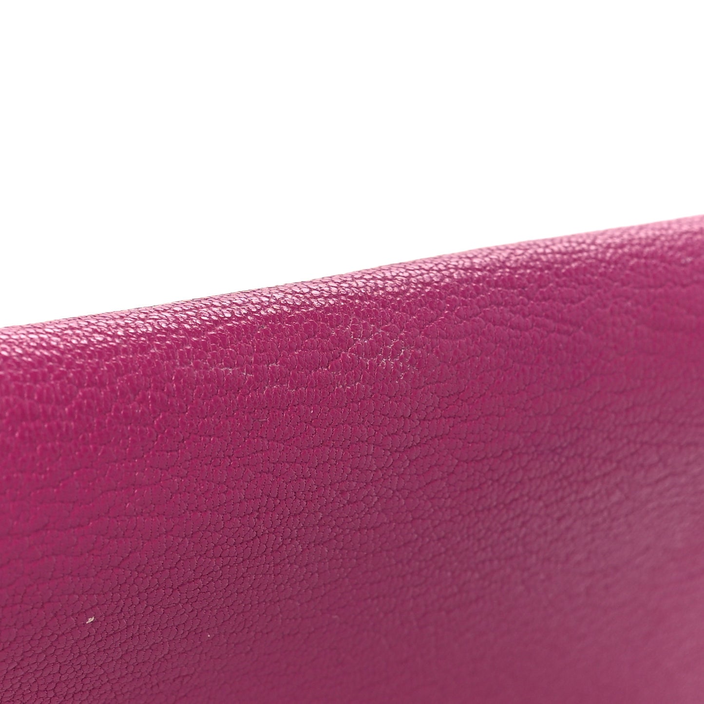 Chevre Mysore Kelly Longue Wallet Rose Pourpre
