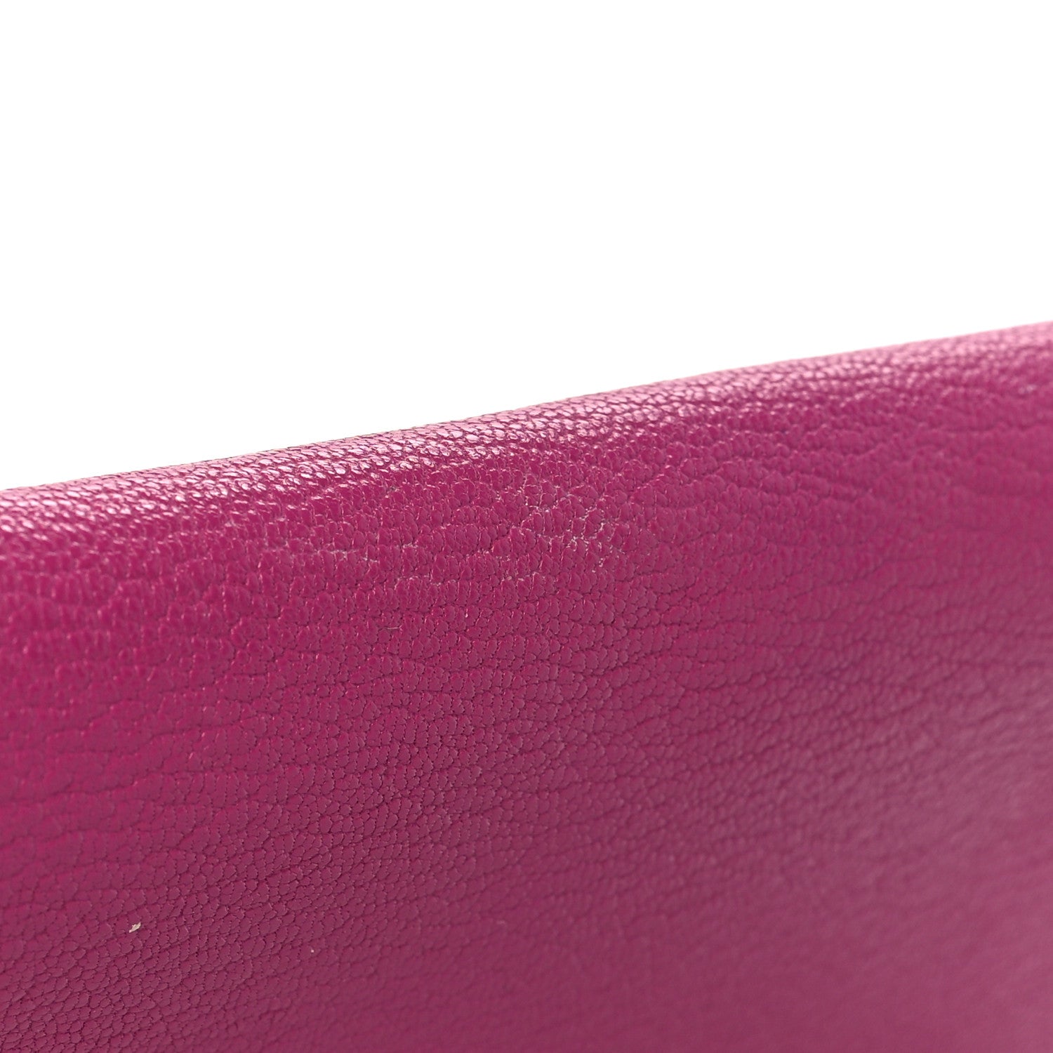 Hermes Chevre Mysore Kelly Longue Wallet Rose Pourpre 8 of 9