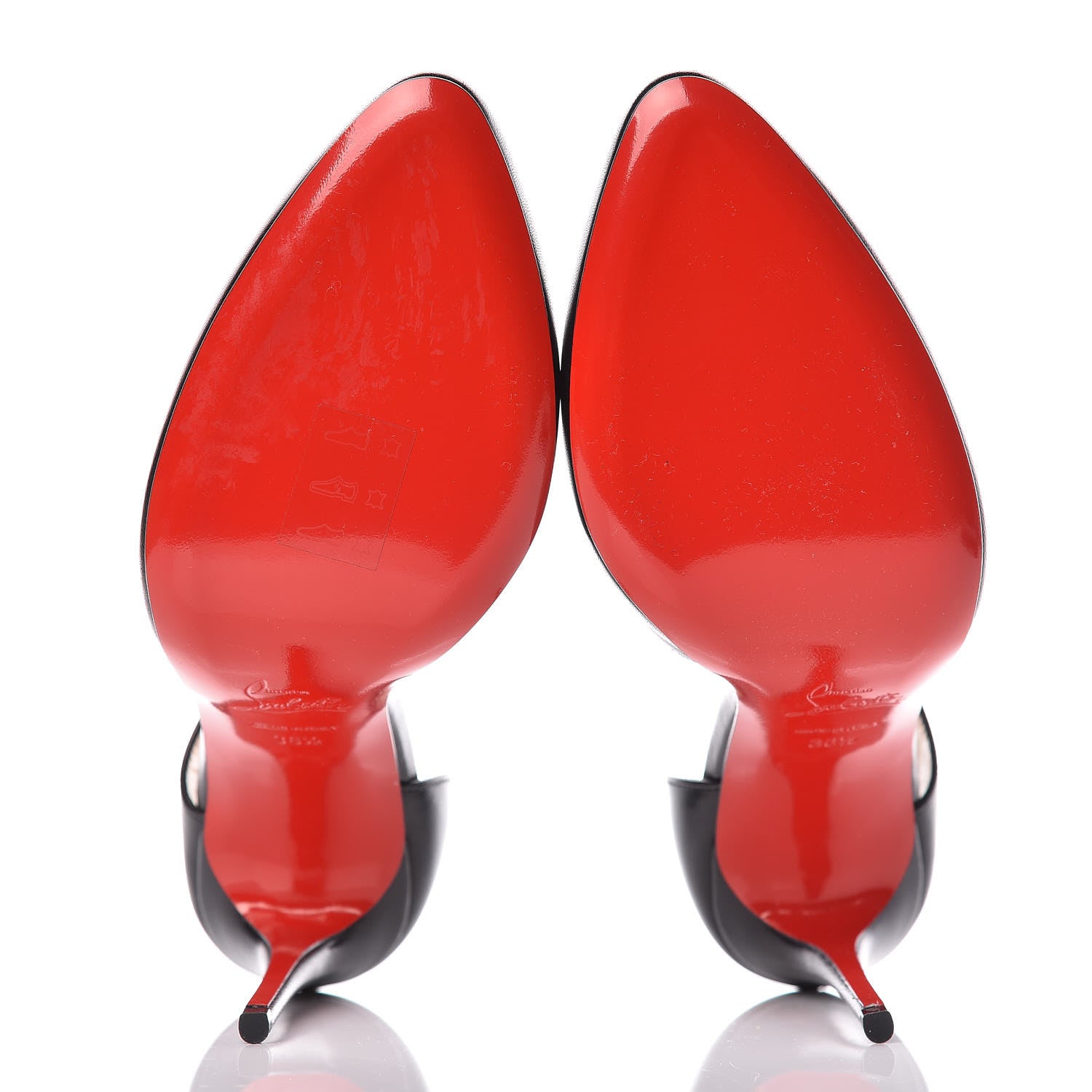 Christian Louboutin Shiny Nappa Catchy One 100 Pumps 36.5 Black 6 of 9