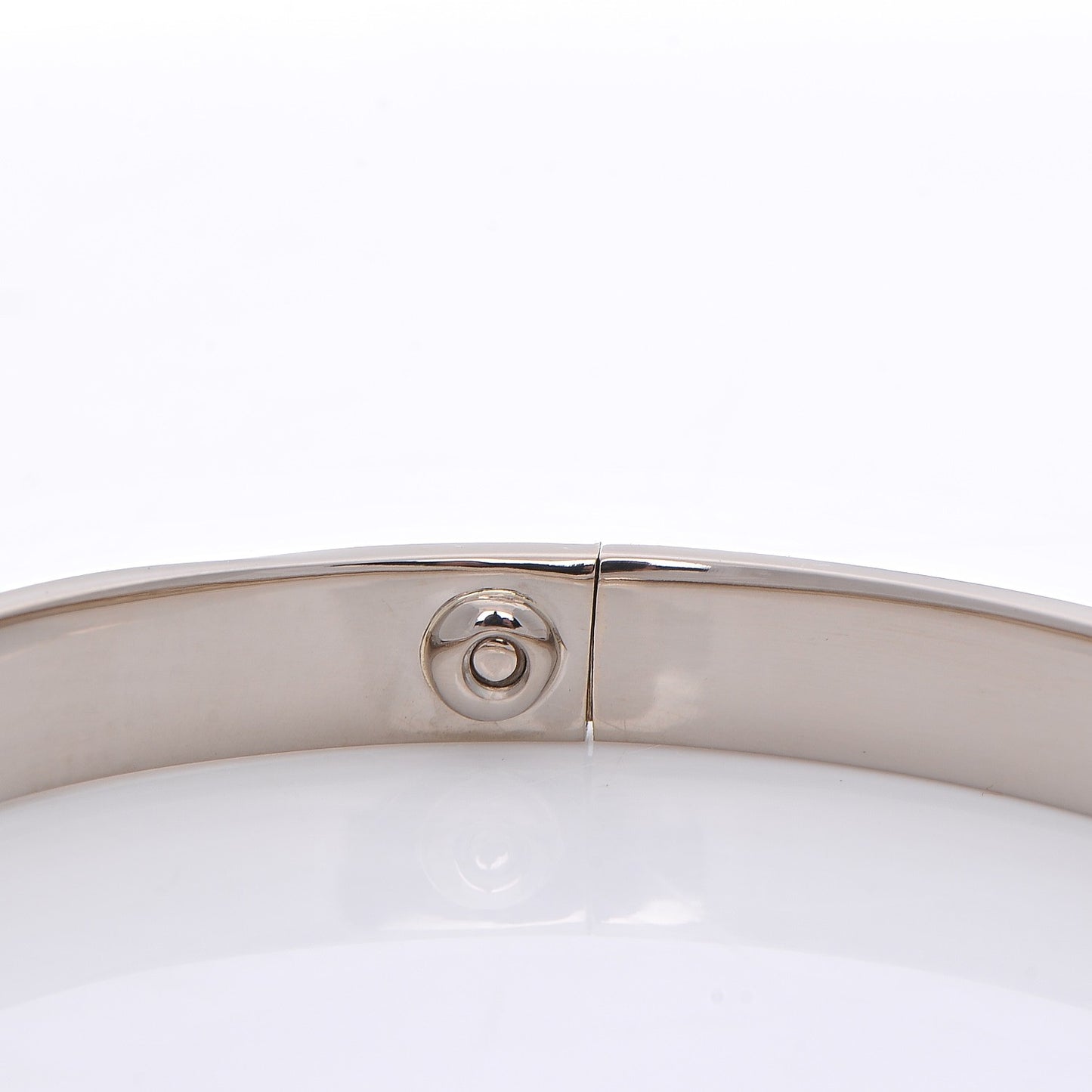 18K White Gold LOVE Bracelet 19