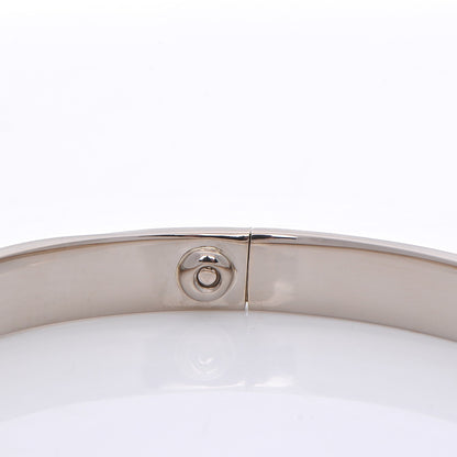 Cartier 18K White Gold LOVE Bracelet 19 5 of 8