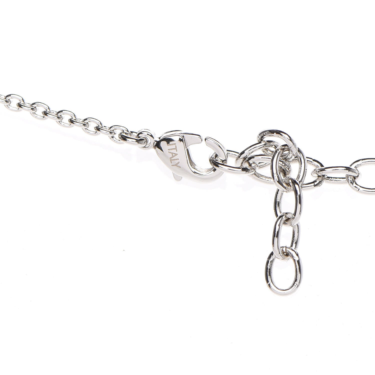 Louis Vuitton Essential V Necklace Silver 4 of 5