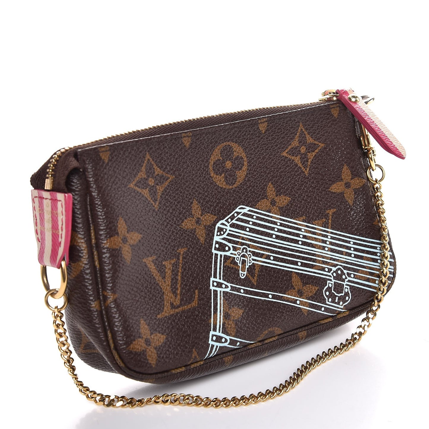 Monogram Christmas Animation Mini Pochette Accessories