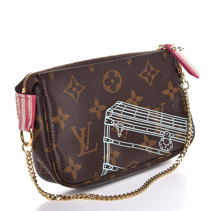 Louis Vuitton Monogram Christmas Animation Mini Pochette Accessories 3 of 7