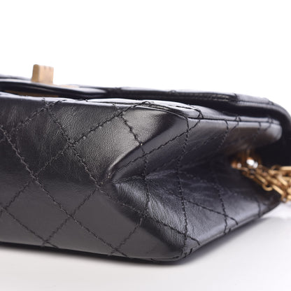 Chanel Aged Calfskin Quilted 2.55 Reissue 224 Flap Black 7 of 11